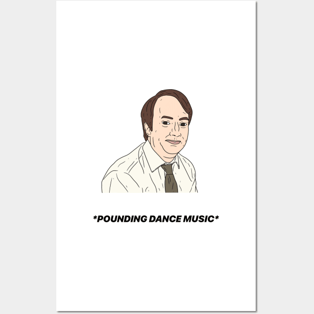 MARK CORRIGAN | POUNDING DANCE MUSIC Wall Art by tommytyrer